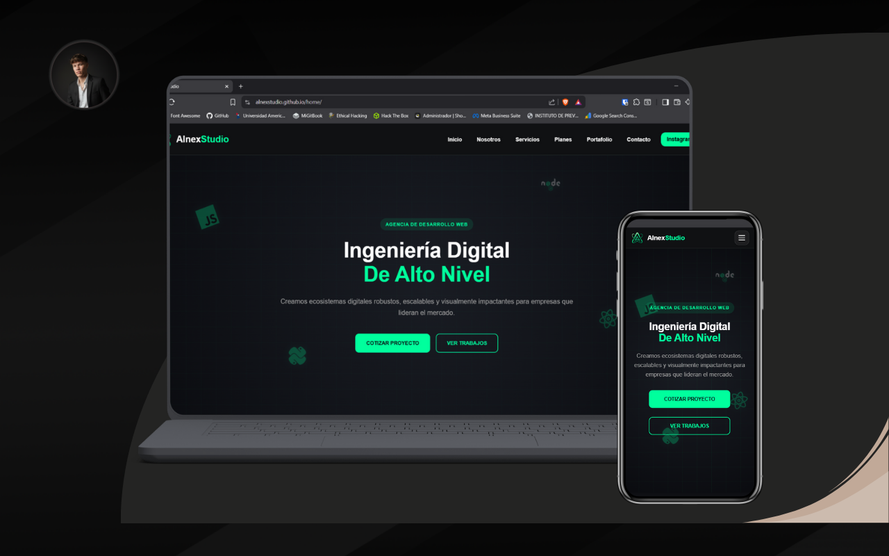 AlnexStudio - Landing Page